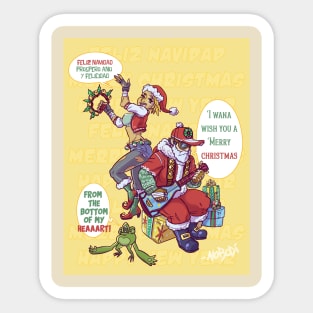 Feliz Navidad 76 Sticker